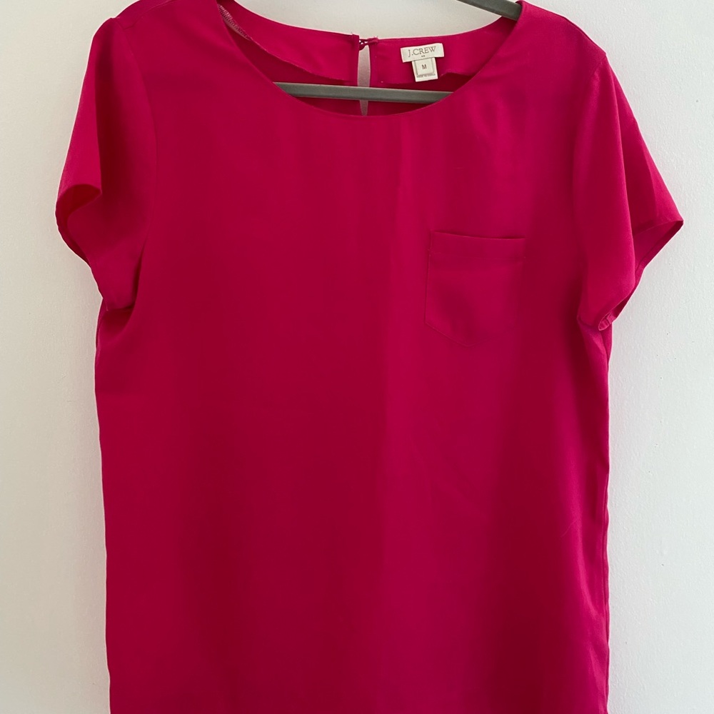 JCrew Fuchsia Blouse